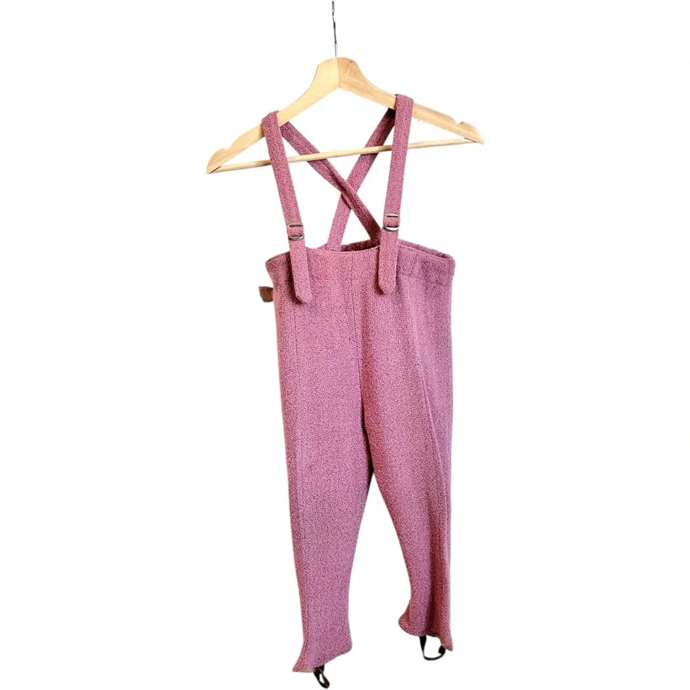 Vintage Girl Coat Pant Set 2 to 3 Years Pink Mauve Worsted Wool Samantha *FLAWS - Picture 3 of 16